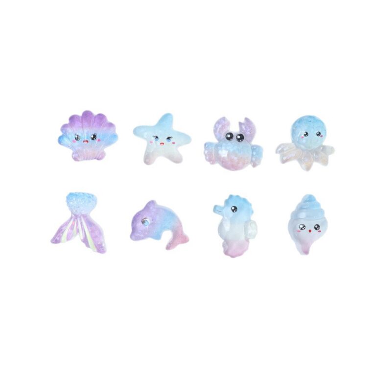 Cross-border EC Recommended Ocean Animal Resin Charms