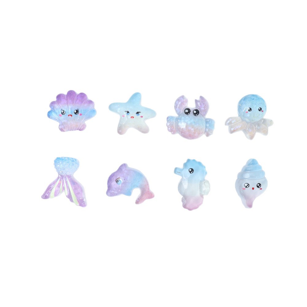 Cross-border EC Recommended Ocean Animal Resin Charms