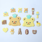 Soft Rubber Accessories Soft Rubber Butter Bear Patches