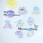 Cross-border EC Recommended Ocean Animal Resin Charms