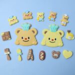 Soft Rubber Accessories Soft Rubber Butter Bear Patches