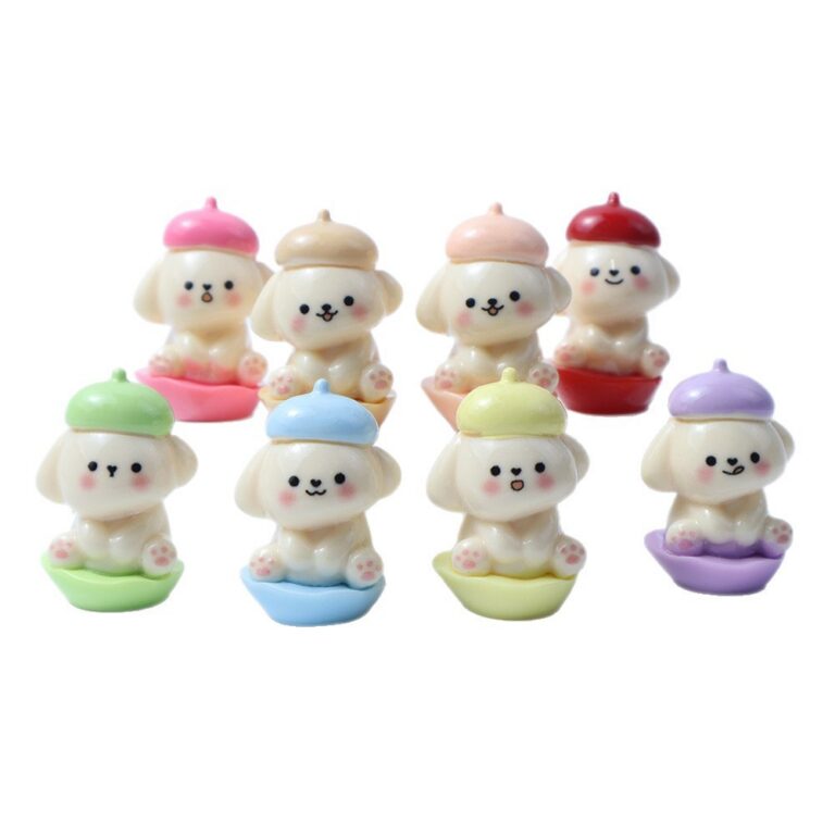Cross-border EC Recommended Resin Apple Dog Figurines