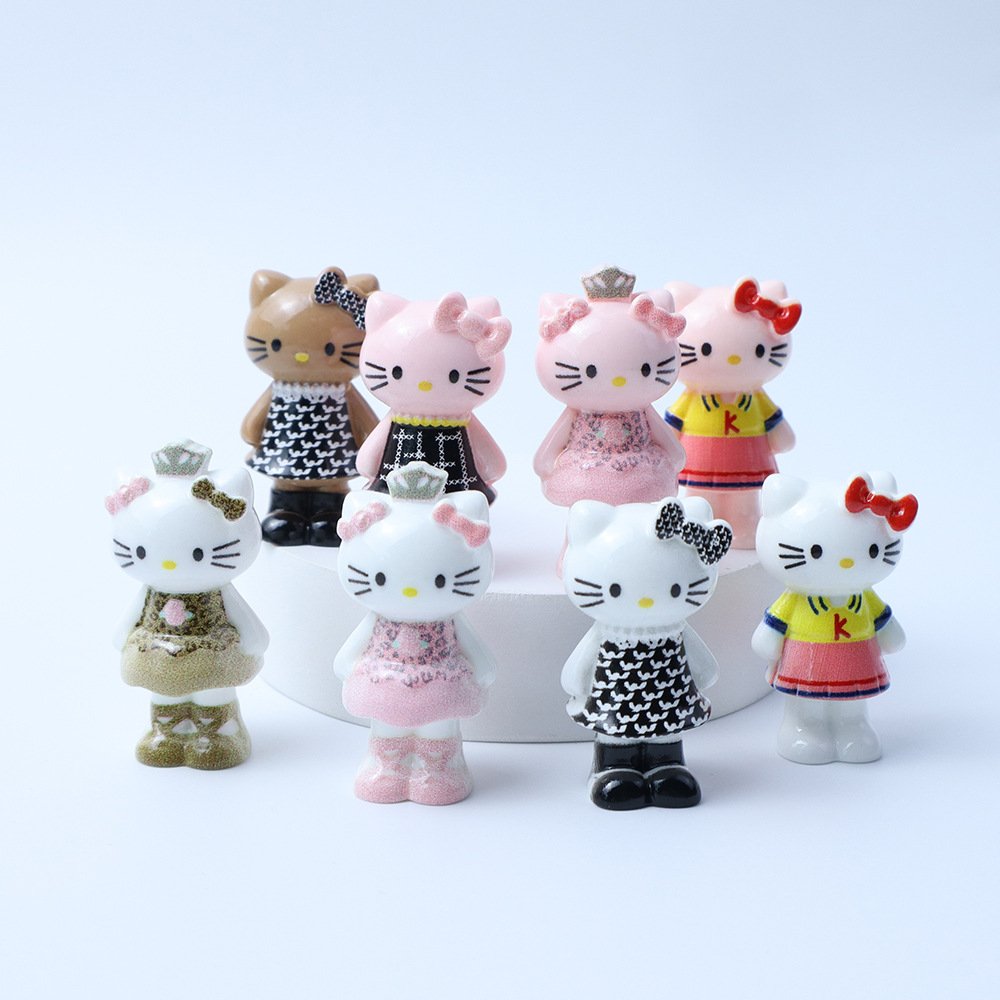 Cross-border EC Recommended 3D Kitten Resin Charm